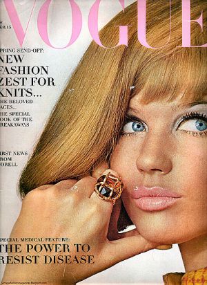 Vintage Vogue February 1966 - Veruschka.jpg